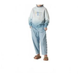 NEW THE SUNDAY COLLECTIVE dipdyed weekend sweatshirt in cameo blue